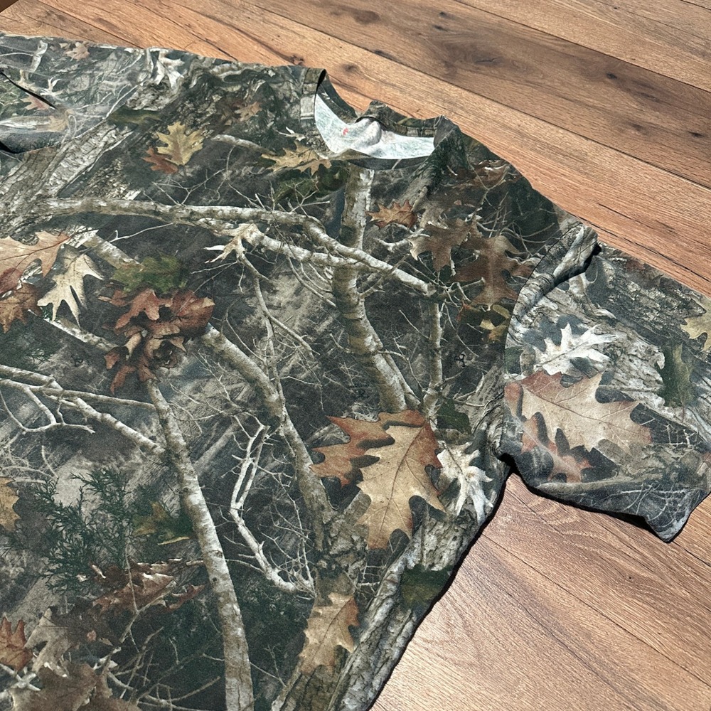 Unbranded‎ All Over Forest Camo Real Tree Print T-Shirt Mens 3XL